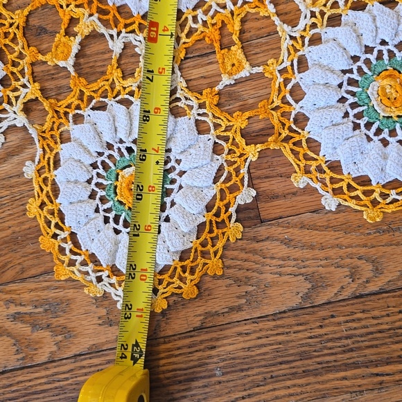 23" Crocheted Doily - Picture 4 of 4